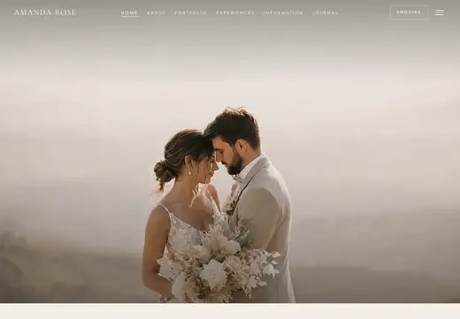 The same page after conversion, rendered by the new WordPress theme