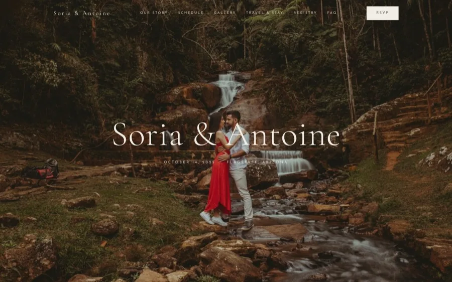 Soria & Antoine, running on WordPress after the conversion